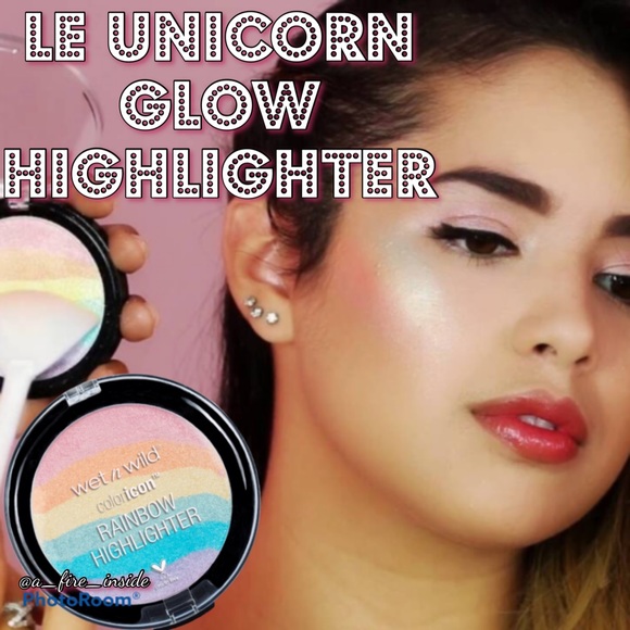 Rainbow Highlighter unicorn glow festival rave new - Picture 1 of 14